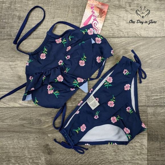 Kanu Surf Morgan Halter Bikini Swimsuit Size 12 - Picture 2 of 3